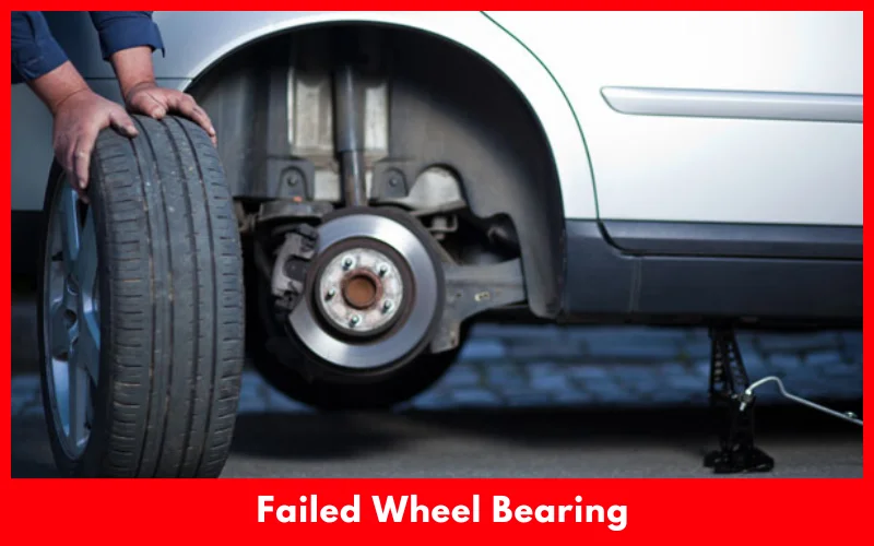 Failed car Wheel Bearing