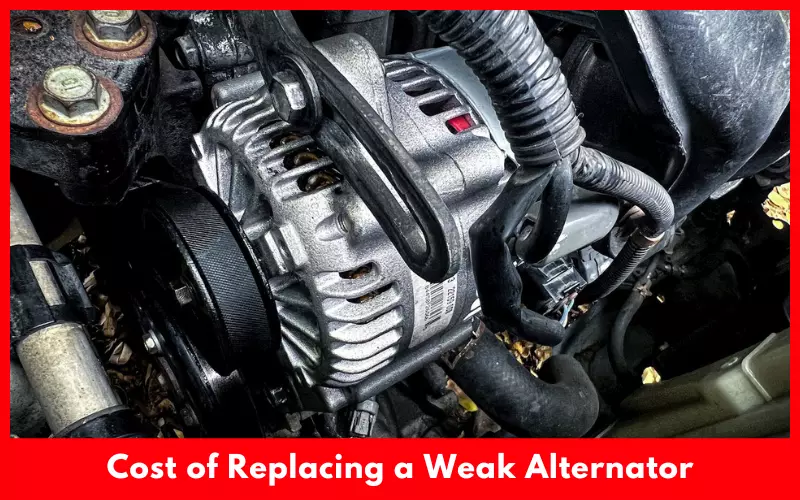 Cost of Replacing a Weak Alternator