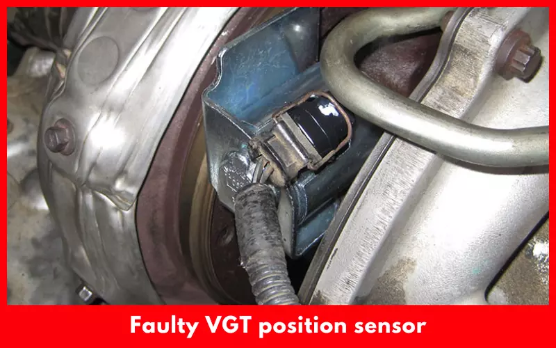 Faulty VGT position sensor