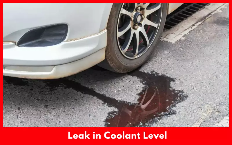 Leak in Coolant Level