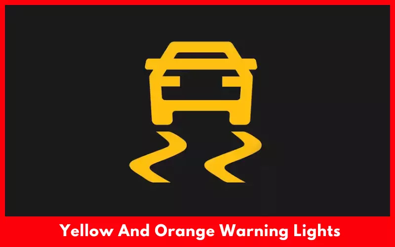 Yellow And Orange Warning Lights