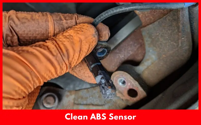 Clean ABS Sensor