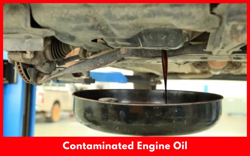 Contaminated Engine Oil