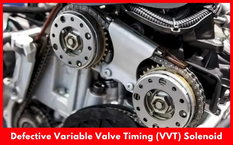 Defective Variable Valve Timing (VVT) Solenoid