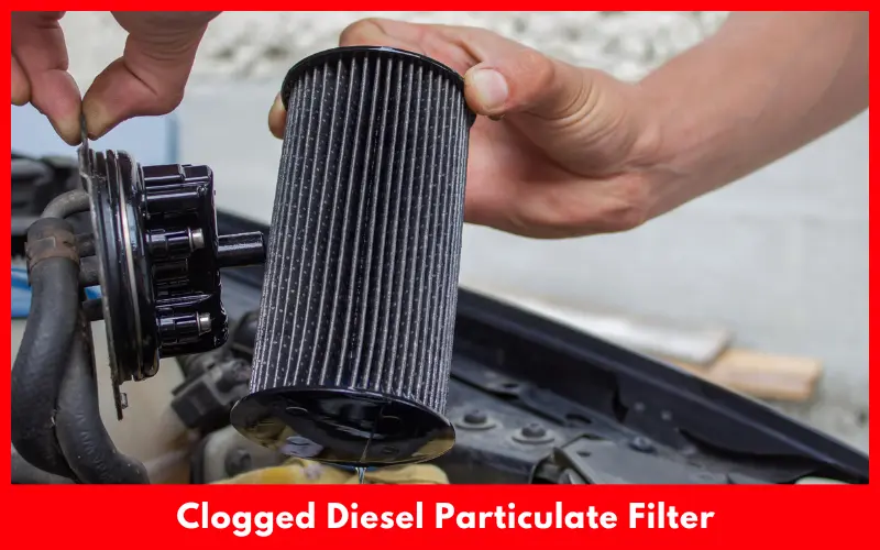 Clogged Diesel Particulate Filter