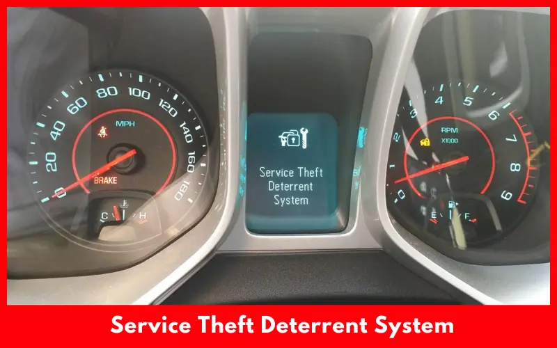 Service Theft Deterrent System
