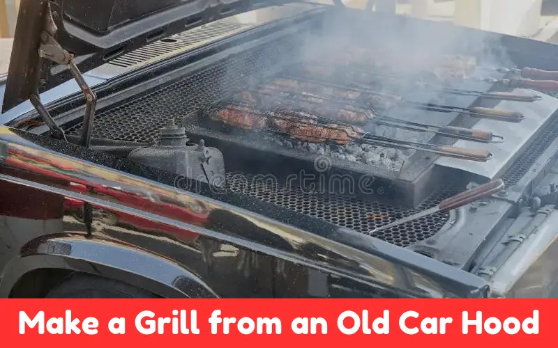 Make a Grill from an Old Car Hood