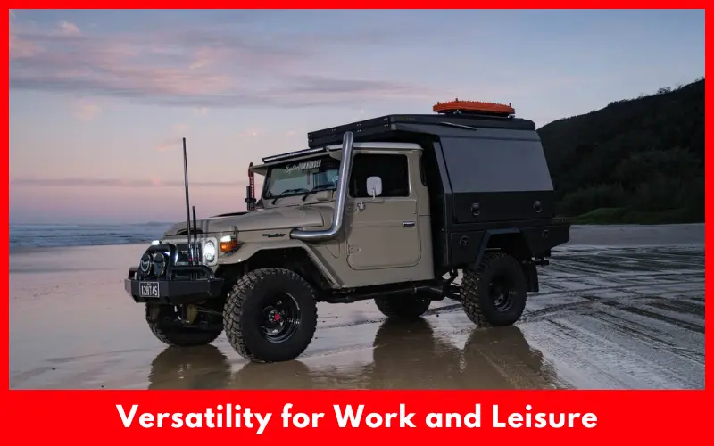 Versatility for Work and Leisure