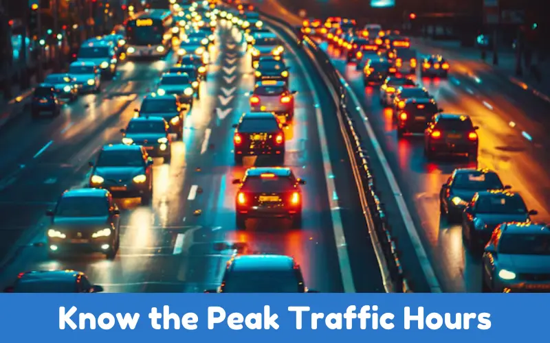 Know the Peak Traffic Hours